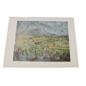 Paul Cezanne Mont Sainte Victoire Print Vintage 53837